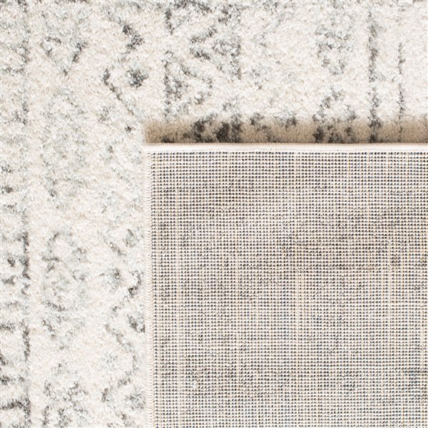 Safavieh Tulum Otero 9-ft x 12-ft Ivory/Grey Rectangular Indoor Distressed/Overdyed Bohemian/Eclectic Area Rug