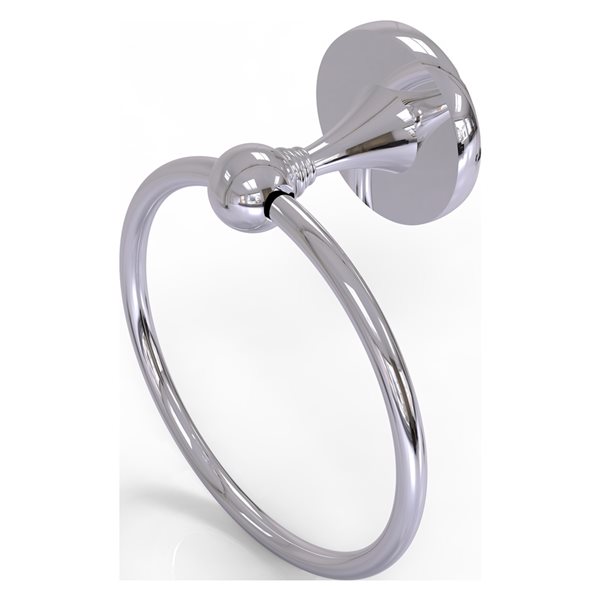 Allied Brass Shadwell Polished Chrome Wall Mount Towel Ring