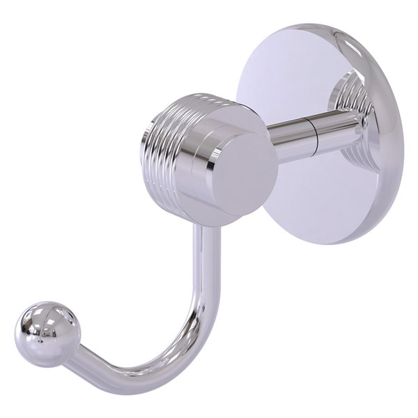 Allied Brass 1-Hook Satellite Orbit Two Polished Chrome Towel Hook