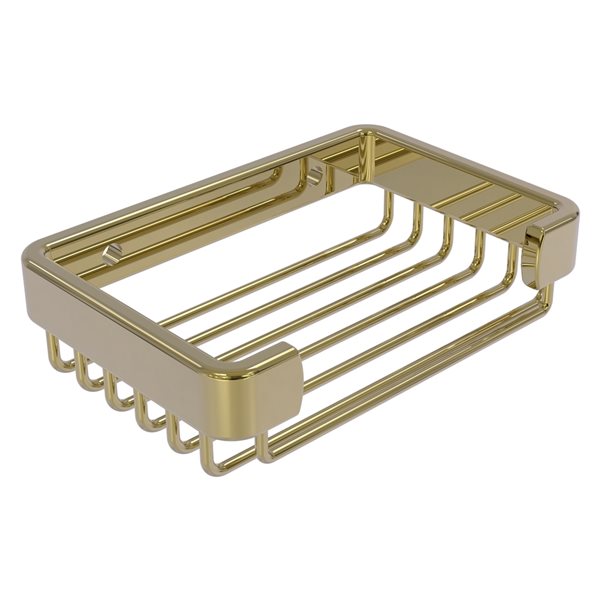 Allied Brass 1.36-in H Solid Unlacquered Brass Hanging Shower Caddy