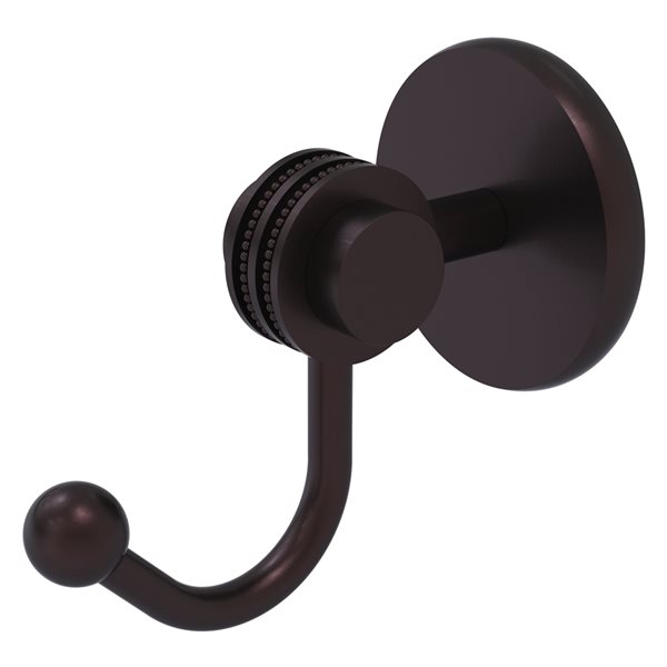 Allied Brass Satellite Orbit Two 1-Hook Towel Hook - Antique Bronze