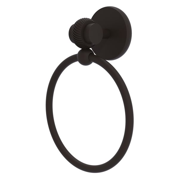 Allied Brass Satellite Orbit Two Oil Rubbed Bronze Wall Mount Towel Ring