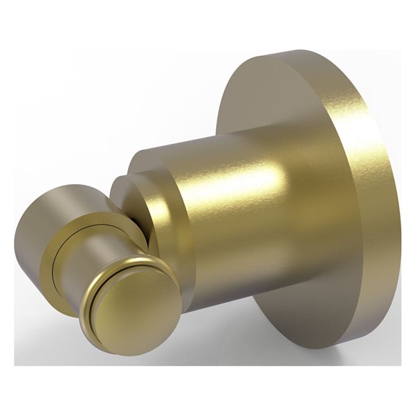 Allied Brass Washington Square 1-Hook Satin Brass Towel Hook