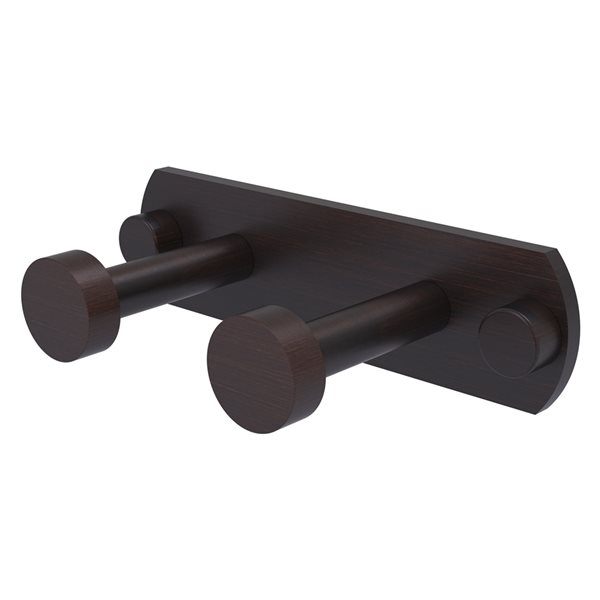 Allied Brass Fresno 2-Hook Venetian Bronze Towel Hook