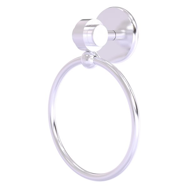 Allied Brass Satellite Orbit Two Wall Mount Satin Chrome Towel Ring