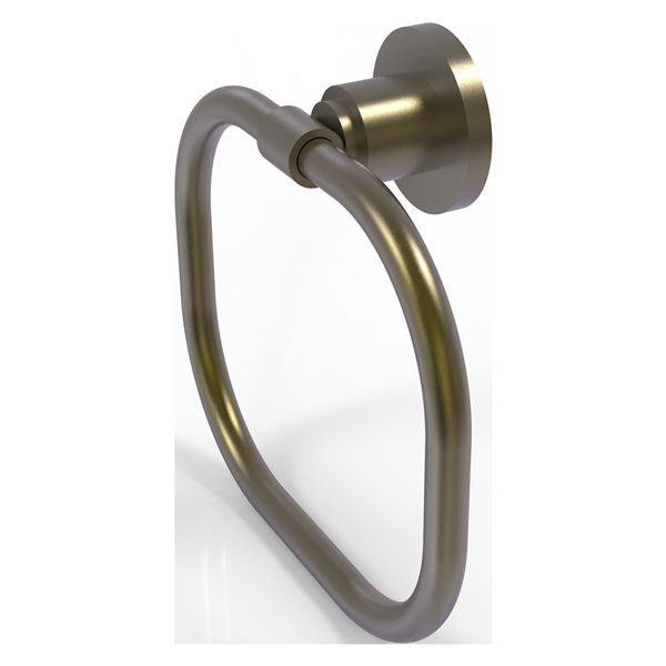 Allied Brass Washington Square Antique Brass Wall Mount Towel Ring