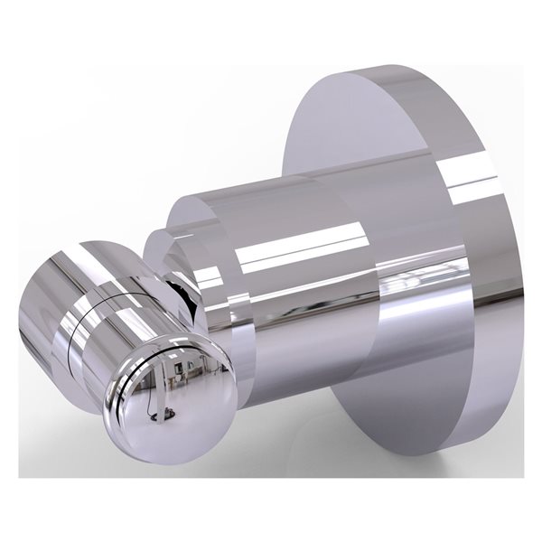 Allied Brass Washington Square 1-Hook Polished Chrome Towel Hook