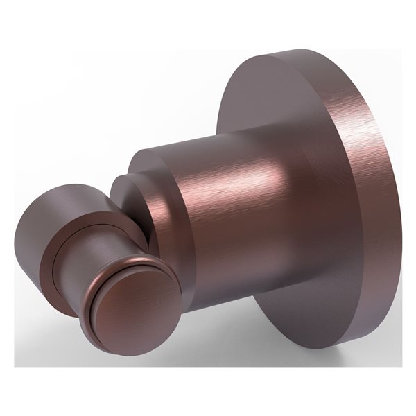 Allied Brass Washington Square 1-Hook Antique Copper Towel Hook