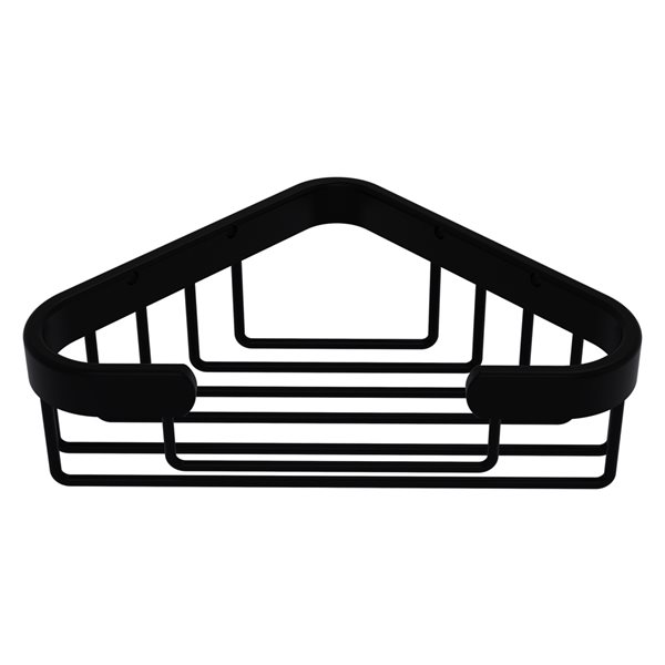 Allied Brass 1.3-in H Solid Brass Matte Black Hanging Shower Caddy