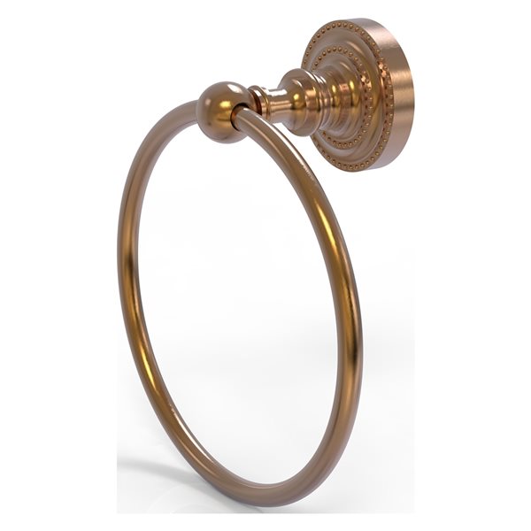 Allied Brass Dottingham Brushed Bronze Wall Mount Towel Ring
