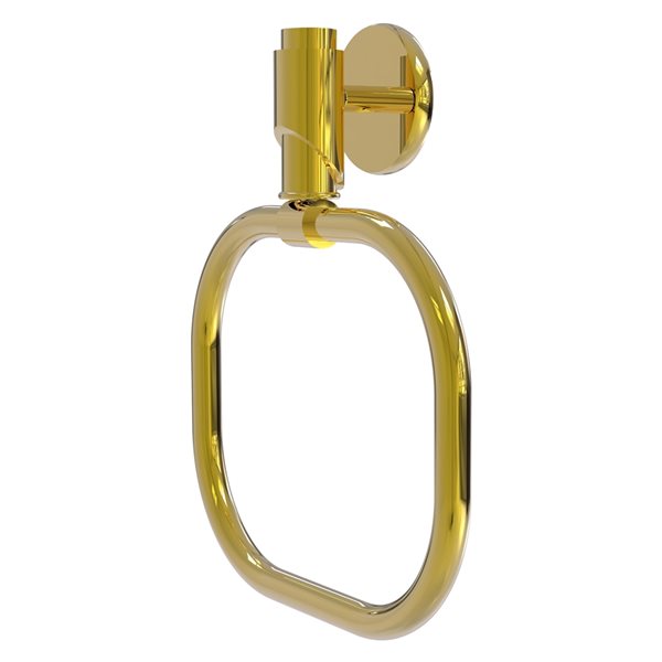 Allied Brass Tribecca Polished Brass Wall Mount Towel Ring
