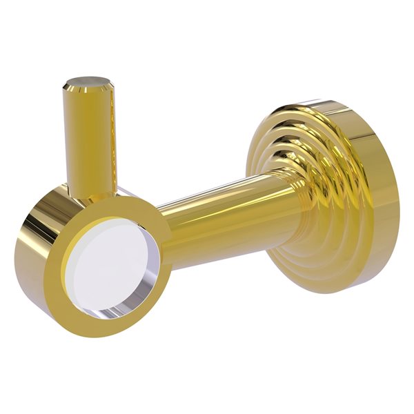 Allied Brass Pacific Beach 1-hook Polished Brass Towel Hook
