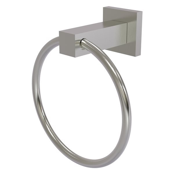 Allied Brass Montero Satin Nickel Wall Mount Towel Ring