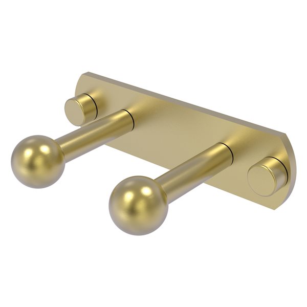 Allied Brass Prestige Skyline 1-hook Satin Brass Towel Hook
