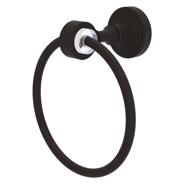 Allied Brass Pacific Grove Oil Rubbed Bronze Wall Mount Towel Ring