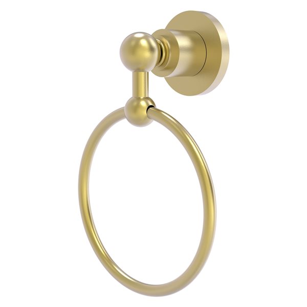Allied Brass Astor Place Satin Brass Wall Mount Towel Ring