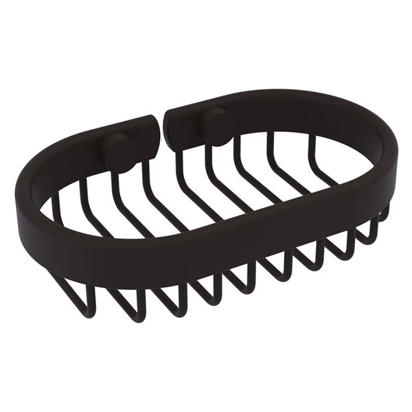 Allied Brass 1.5-in Solid Brass Oil Rubbed Bronze Hanging Shower Caddy