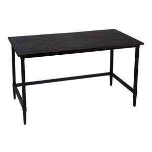 Southern Enterprises Sopbo 52 1/2-in Black Composite Modern Desk