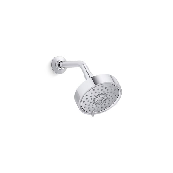 KOHLER Purist Polished Chrome 2.5 GPM (9.5 LPM) 3-Spray Shower Head