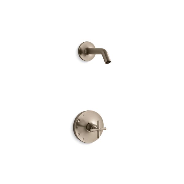 Grille De Vidange De Douche Ronde Kohler 9132-BV - Bronze Brossé Vibrant - Laiton Et Inox