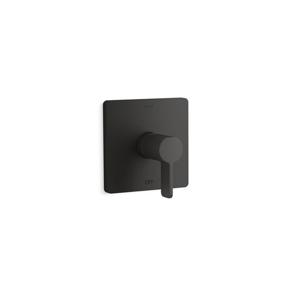 KOHLER Parallel Matte Black Lever Shower Faucet Handle