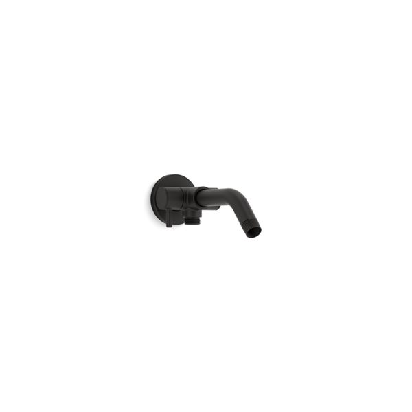KOHLER Matte Black Shower Arm with Diverter