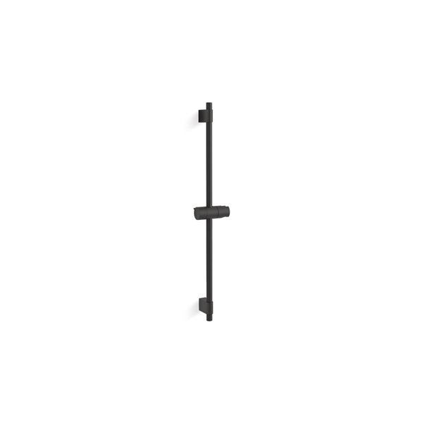 KOHLER Awaken 24in Matte Black Shower Slide Bar 98341BL RONA