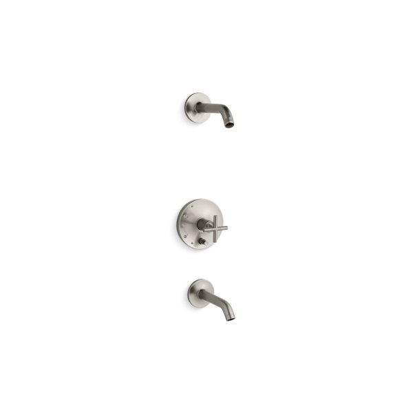 KOHLER Purist 1Handle Bathtub and Shower Faucet Brushed Nickel