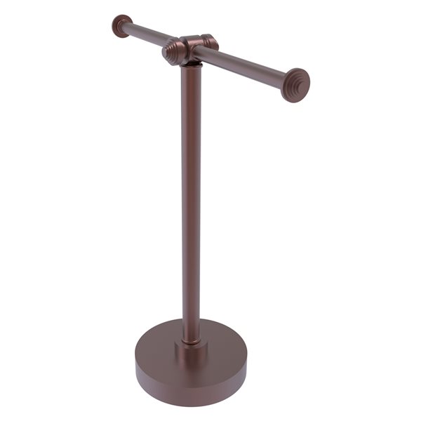 Allied Brass Southbeach Antique Copper Freestanding Countertop Towel Ring