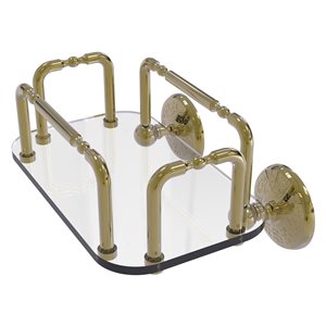Allied Brass Monte Carlo Unlacquered Brass Brass Vanity Tray