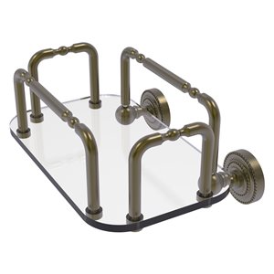 Allied Brass Dottingham Antique Brass Brass Vanity Tray