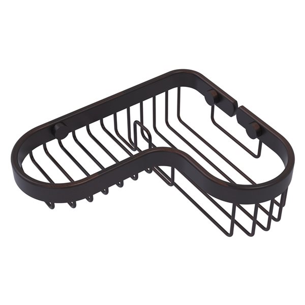 Allied Brass Venetian Bronze 2.69-in Corner Combination Shower Basket