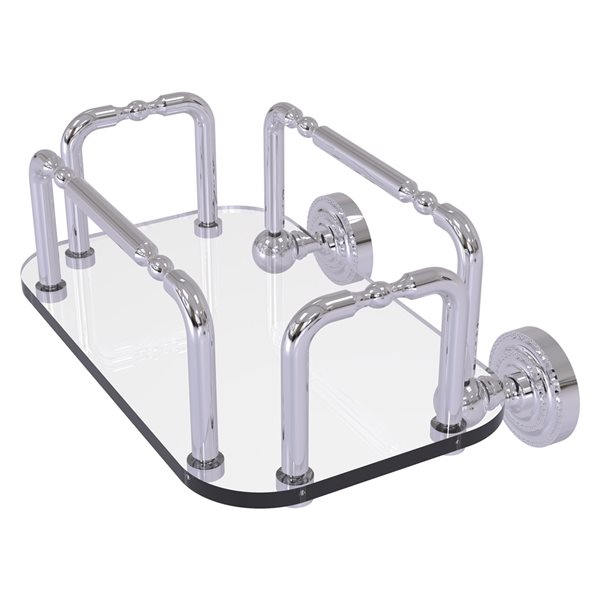 Allied Brass Dottingham Polished Chrome Brass Vanity Tray RONA