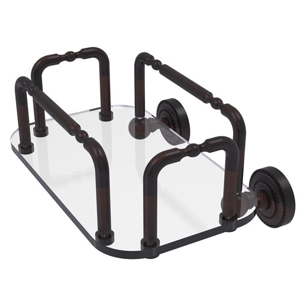 Allied Brass Dottingham Venetian Bronze Brass Vanity Tray