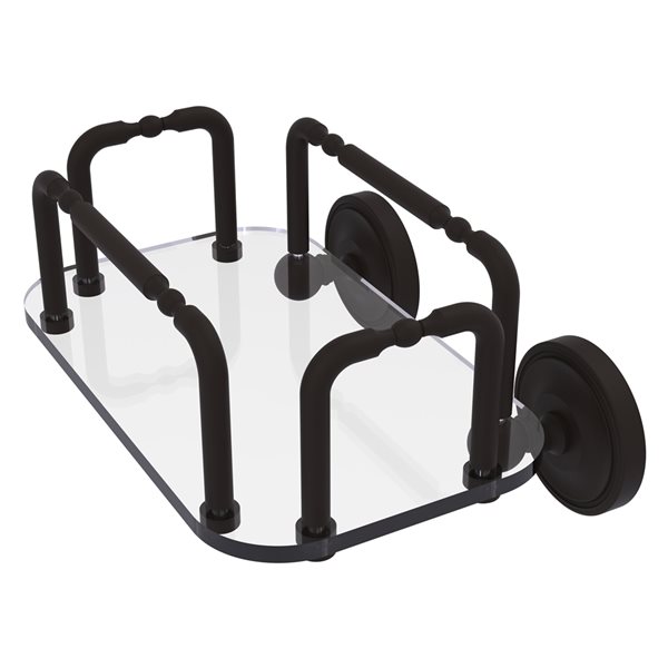 Allied Brass Prestige Regal Oil Rubbed Bronze Brass Vanity Tray