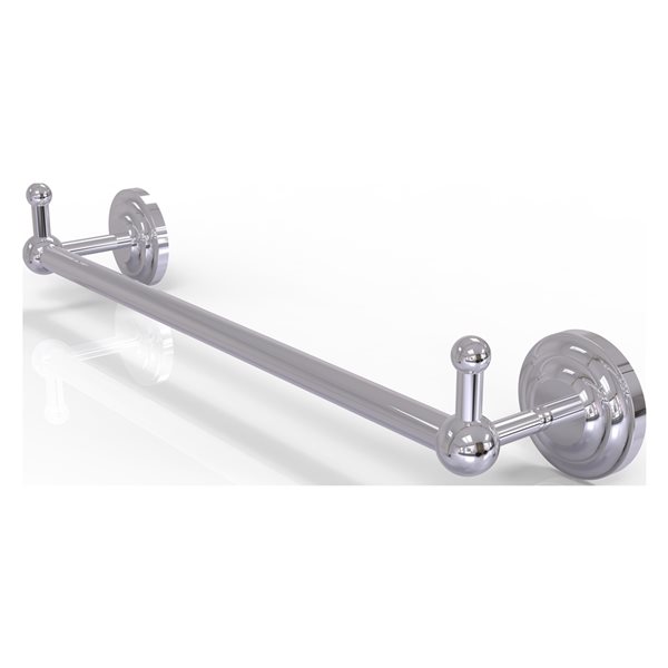 Allied Brass Prestige Que New 18-in Polished Chrome Wall Mount Single Towel Bar