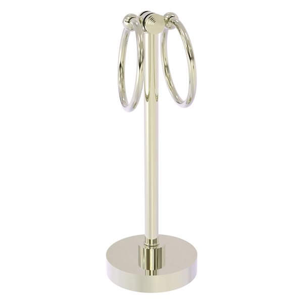 Polished nickel towel stand sale