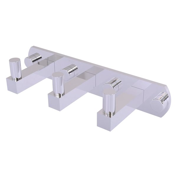 Allied Brass Montero 3-hook Polished Chrome Towel Hook