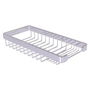 Allied Brass 1.8-in Solid Brass Polished Chrome Hanging Shower Caddy