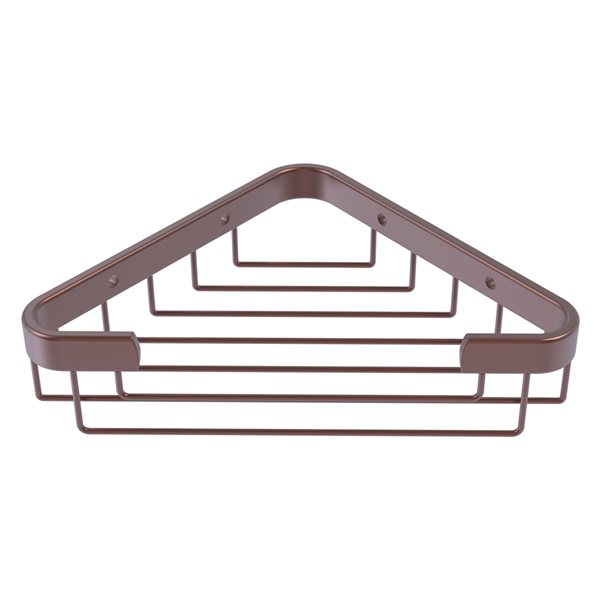 Allied Brass 3.15-in Solid Brass Antique Copper Hanging Shower Caddy