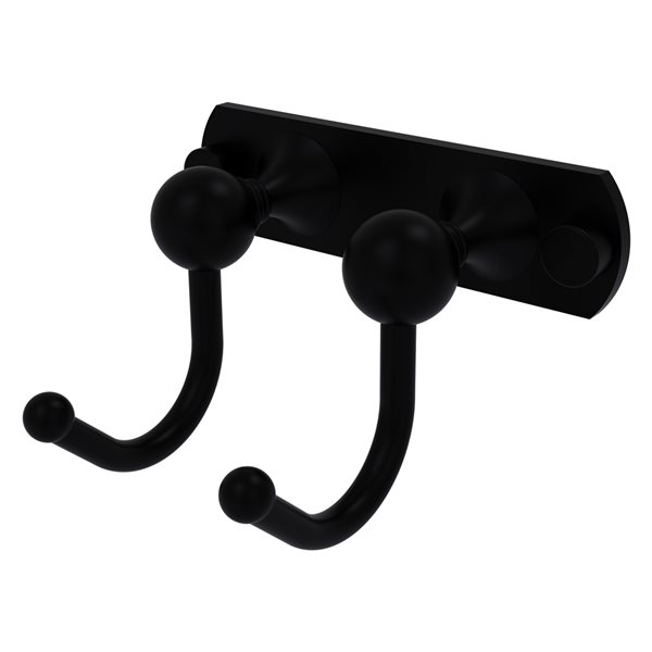 Allied Brass Shadwell 2-Position Matte Black Towel Hook