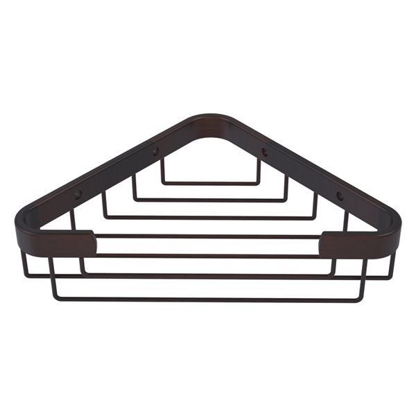 Allied Brass 3.15-in Solid Brass Venetian Bronze Hanging Shower Caddy