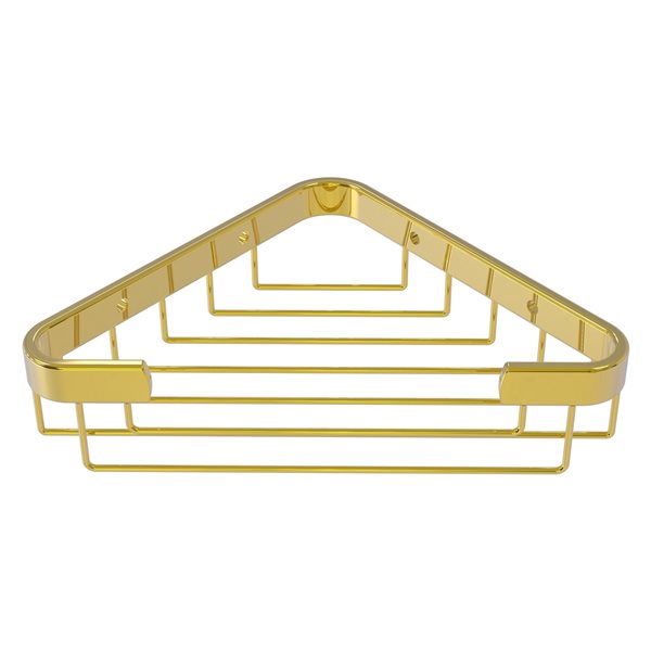 Allied Brass 3.15in Solid Brass Polished Brass Hanging Shower Caddy