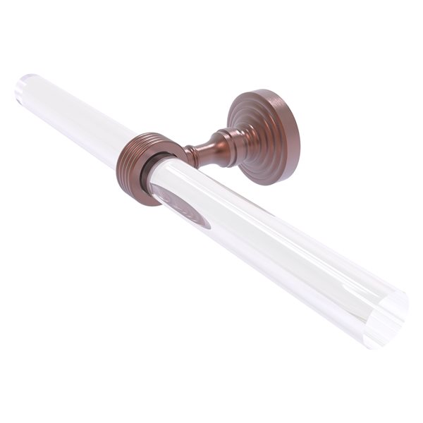 Allied Brass Pacific Grove 13-in Wall Mount Double Towel Bar in Antique Copper