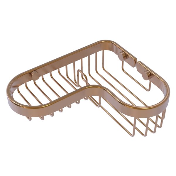 Allied Brass 2.69-in Solid Brass Brushed Bronze Hanging Shower Caddy