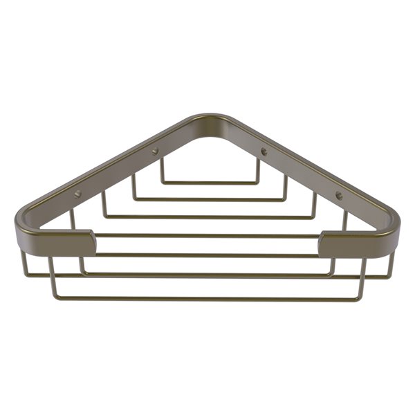 Allied Brass 3.15-in Solid Brass Antique Brass Hanging Shower Caddy BSK ...