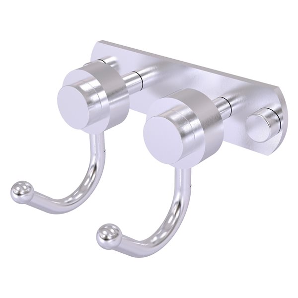 Allied Brass Mercury 2-Position Satin Chrome Towel Hook