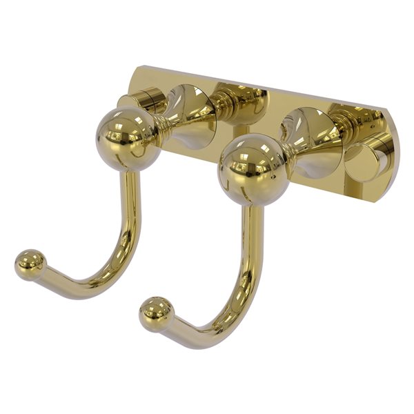 Allied Brass Shadwell 2-Position Unlacquered Brass Towel Hook