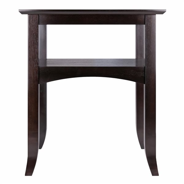 Winsome Wood Camden Coffee Wood Rectangular End Table