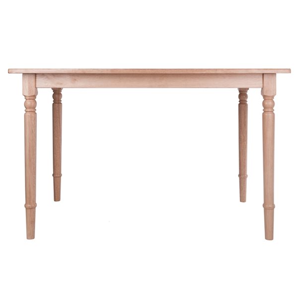 Winsome Wood Ravenna Rectangular Fixed Standard (30-in H) Wood Table and Base - Natural